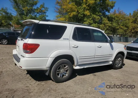 2007 Toyota Sequoia Limited из США, поврежденный, VIN 5TDBT48A77S280835